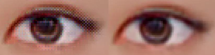 处理前vs处理后